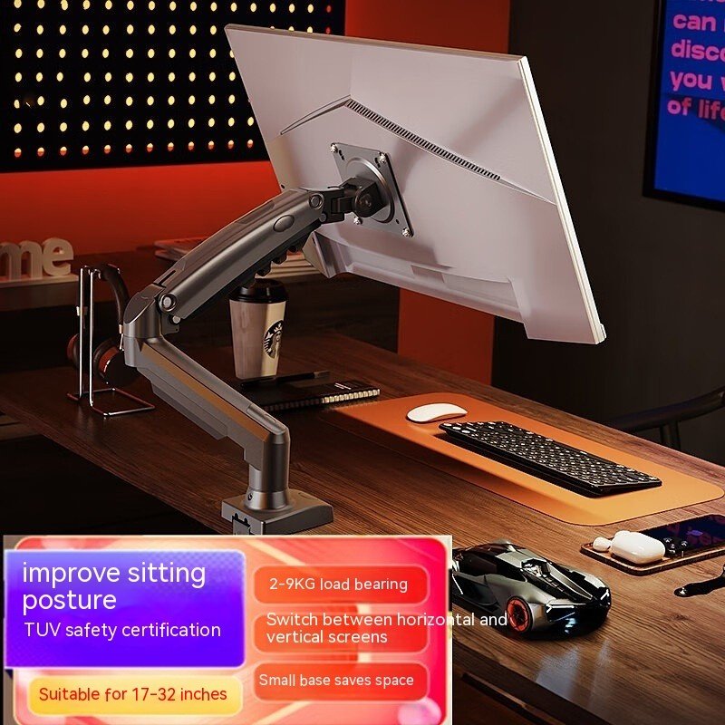 Desktop Adjustable Rotating Telescopic Display Bracket