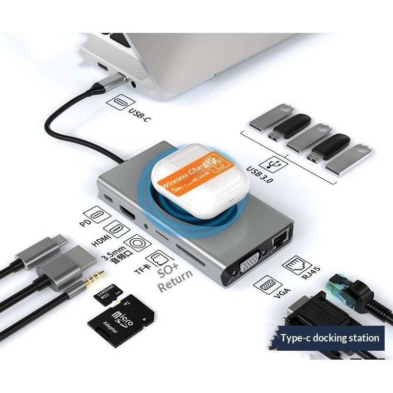 TYPE-C notebook HUB docking station