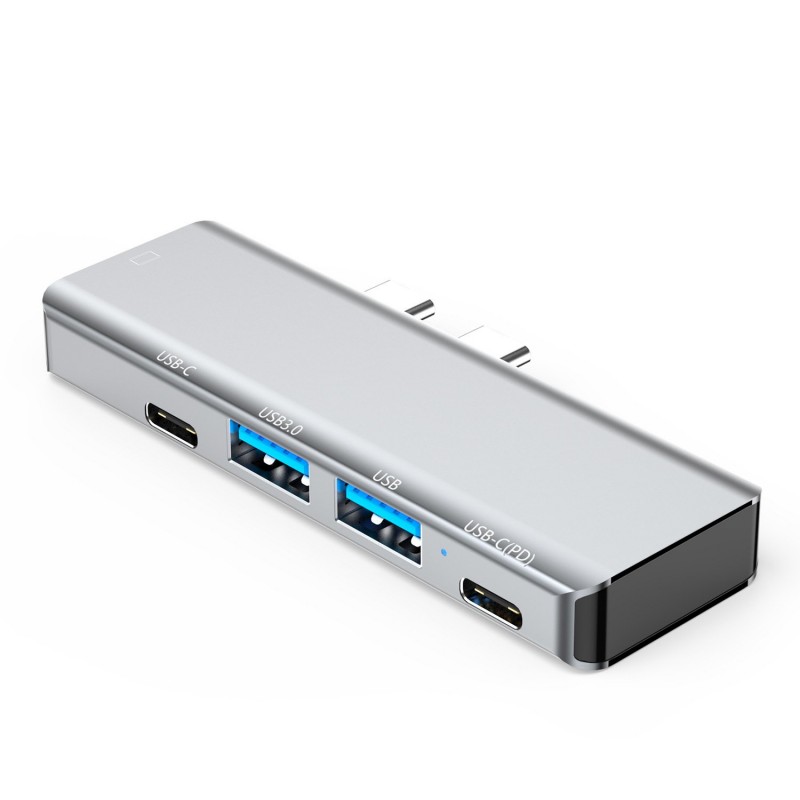 Dual Type-C Docking Station With HDMI And USB 30 Hub