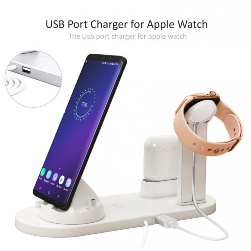 Three in one wireless charger