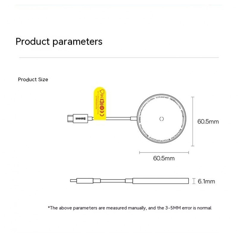 Minimalist Mini Magnetic Wireless Charger