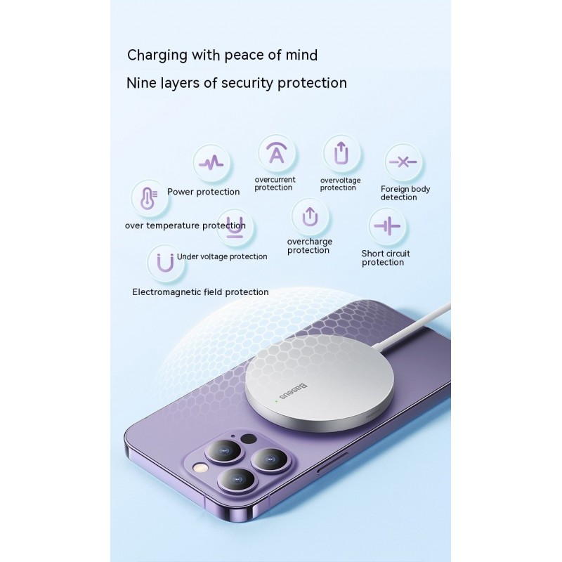 Minimalist Mini Magnetic Wireless Charger