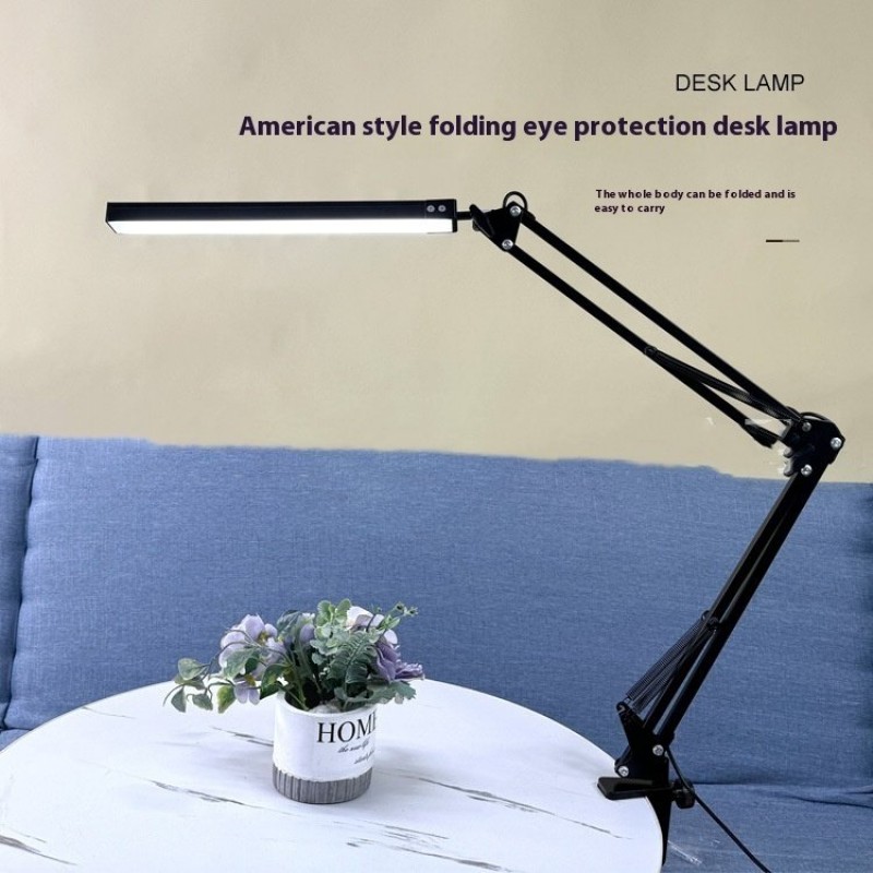 Led Folding Long Arm Eye Protection Reading Lamp