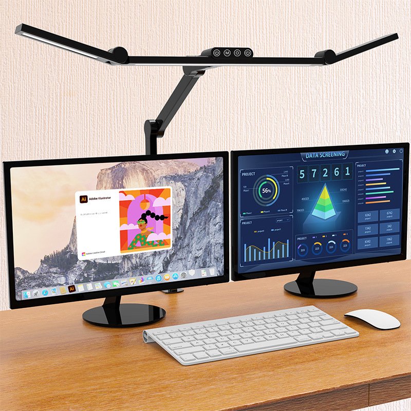 LED Long Arm Foldable Learning Reading Table Lamp