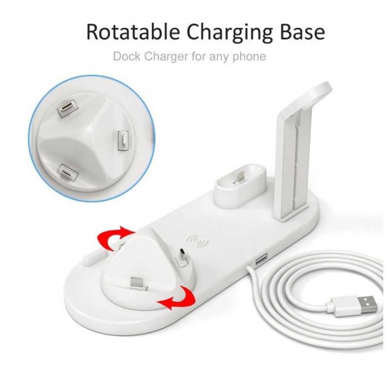Three in one wireless charger