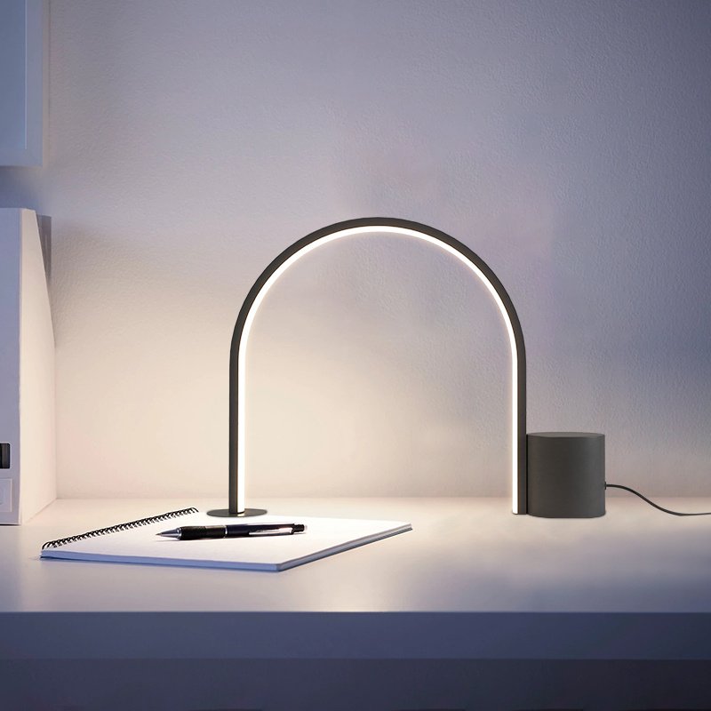 Minimalist Line LED Bedroom Bedside Reading Lamp