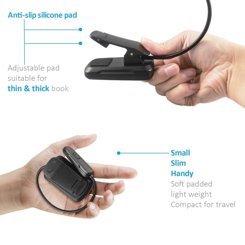 Type-c Charging Clip Music Reading Lamp
