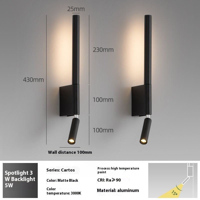 Simple Modern Reading Lamp Bedside
