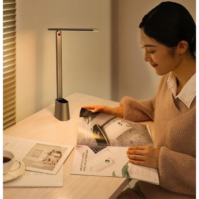 Aluminum Alloy Charging Folding Reading Lamp
