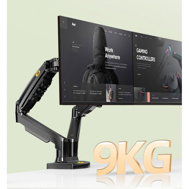 Dual-screen Monitor Stand Base Swivel Lift Telescopic