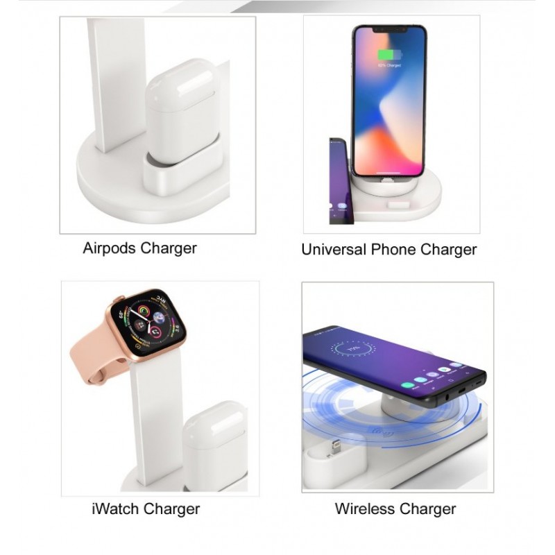 Three in one wireless charger