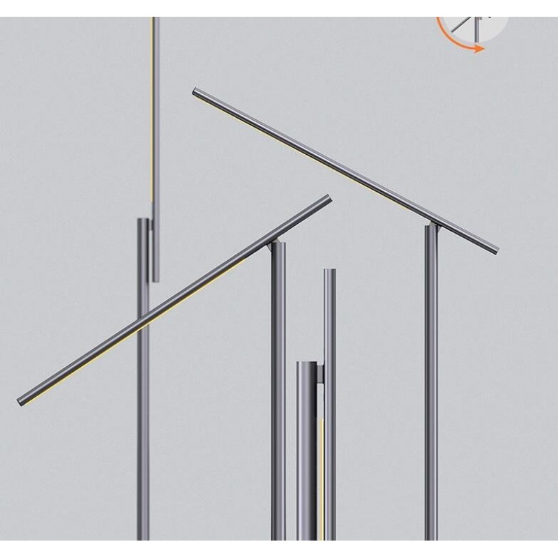 Aluminum Alloy Charging Folding Reading Lamp