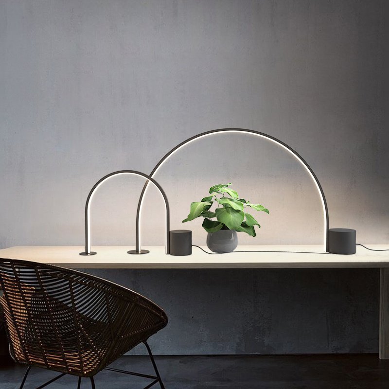 Minimalist Line LED Bedroom Bedside Reading Lamp