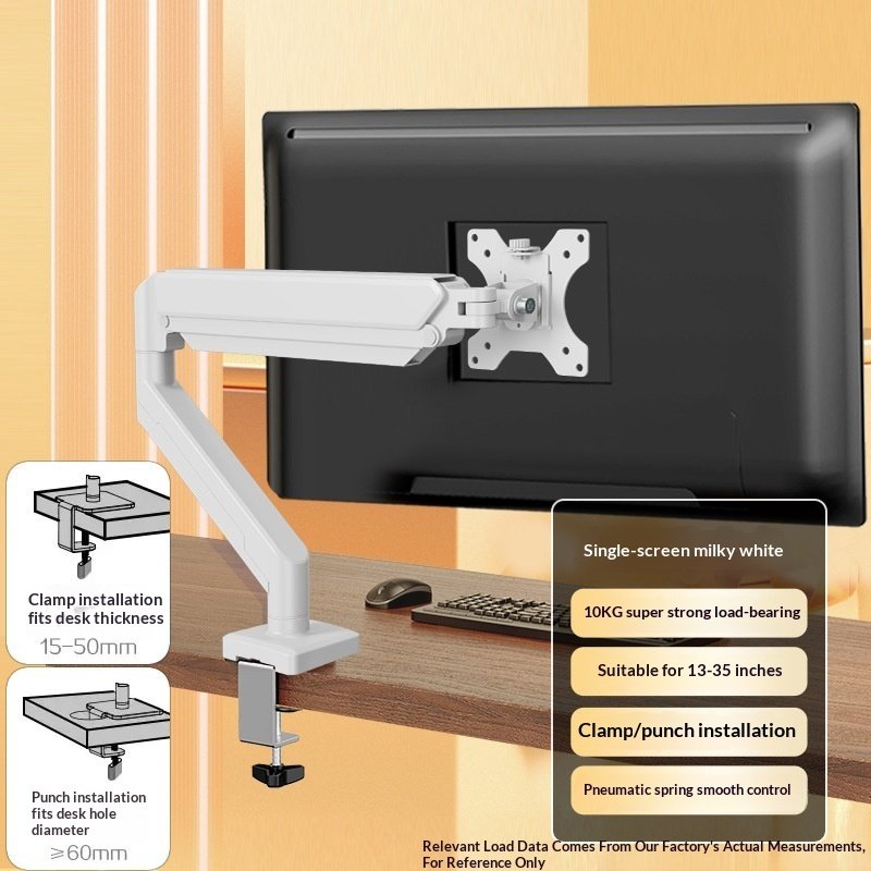 Monitor Computer Stand With Mechanical Arm And Desktop Rotation