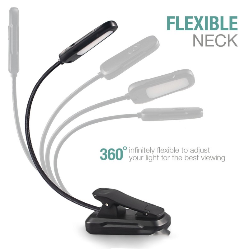 Type-c Charging Clip Music Reading Lamp